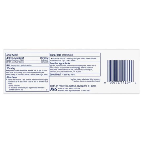 Crest 3D White Toothpaste - Image 3